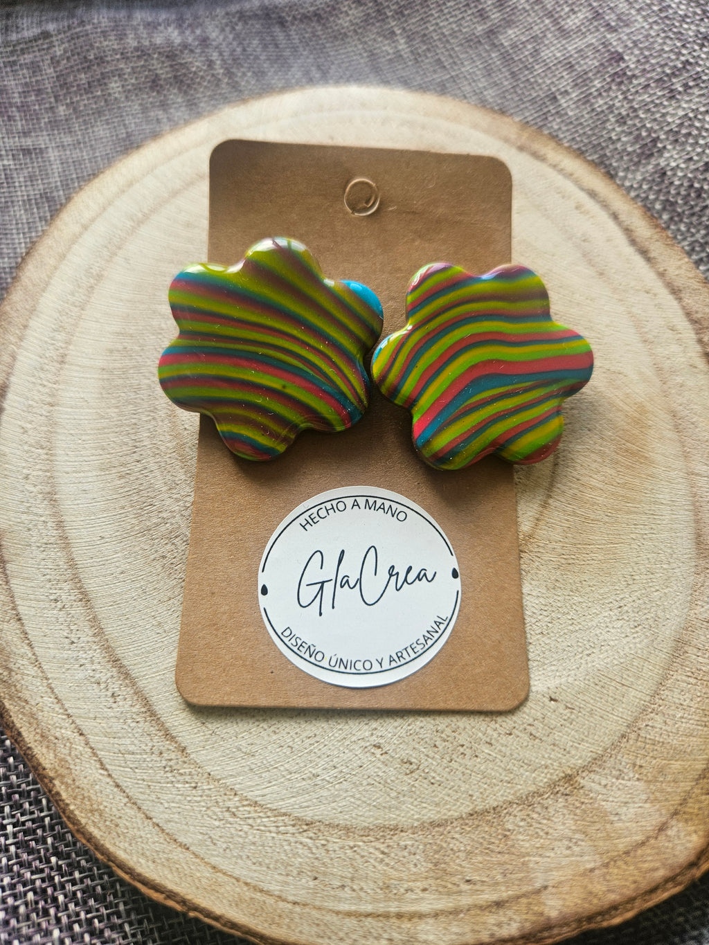 Pendientes Íride ondas
