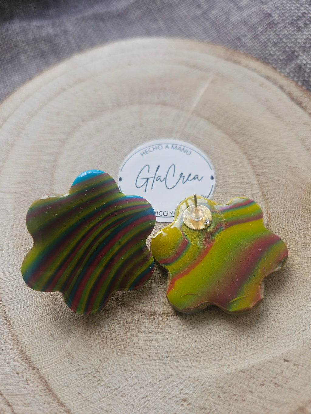 Pendientes Íride ondas
